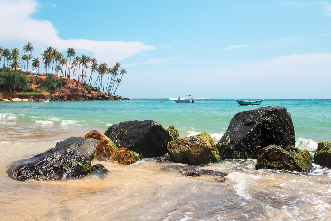 Travel scenery of Sri Lanka beach